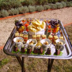 Apéritif gourmand à l’Hostellerie de l’abbaye de la Celle